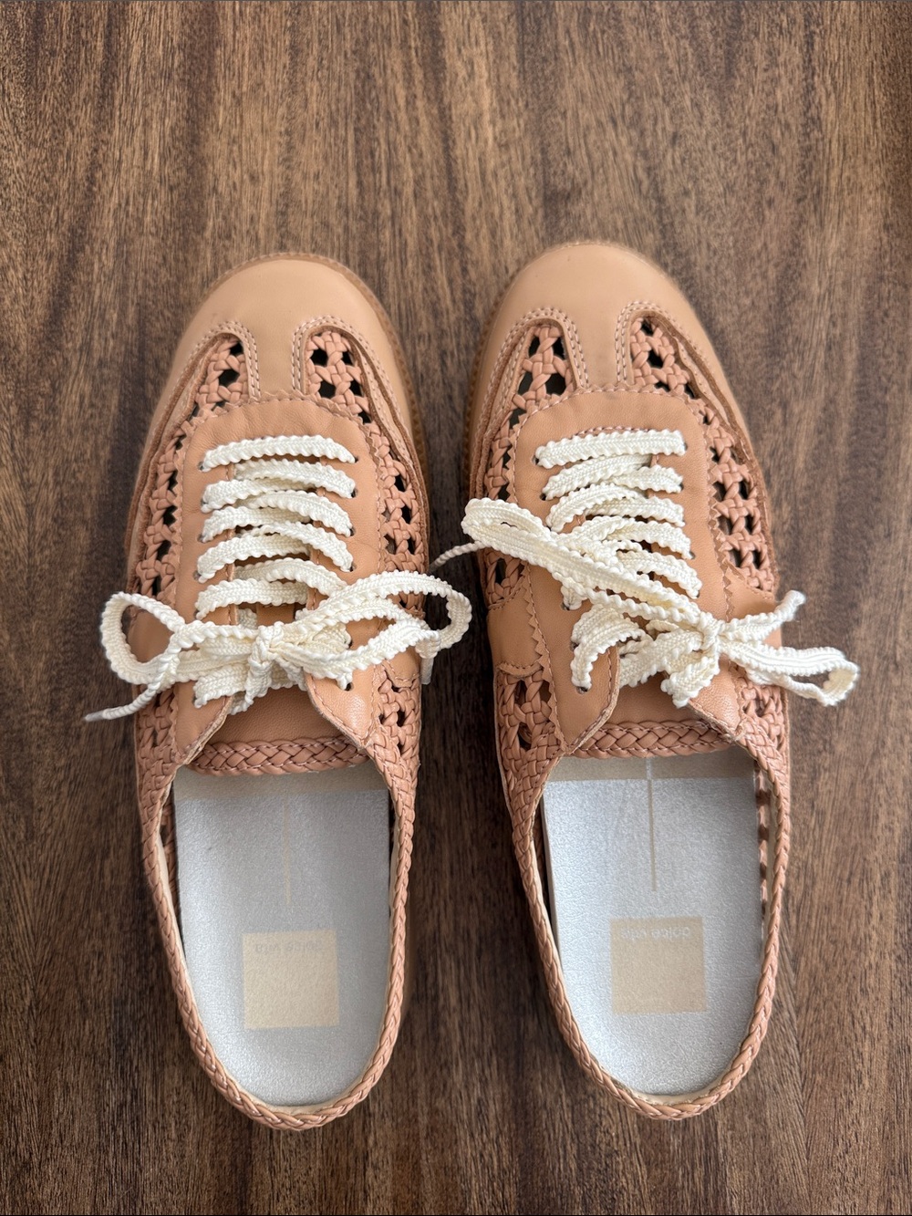 Dolce Vita notice slide woven sneakers cafe woven stella